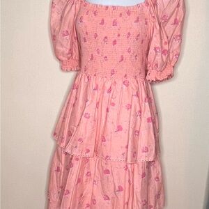 Love Shake Fancy L Pink Long Dress